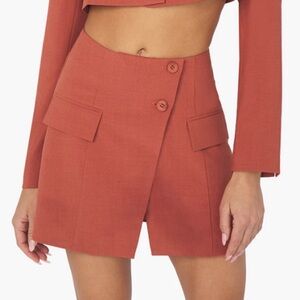 NWT Revolve WeWoreWhat Clay Blazer Skirt